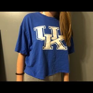 University of Kentucky cropped tee